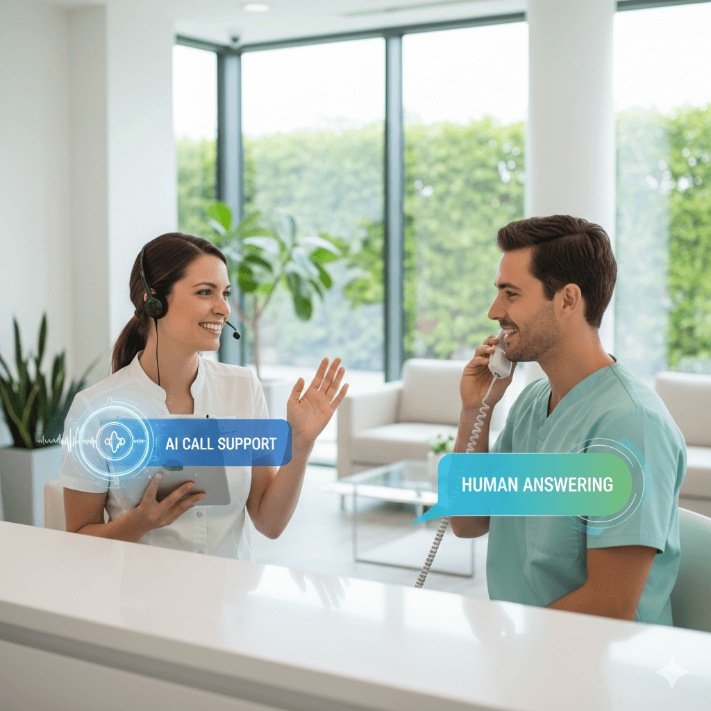 AI Dental Receptionist vs Traditional Answering