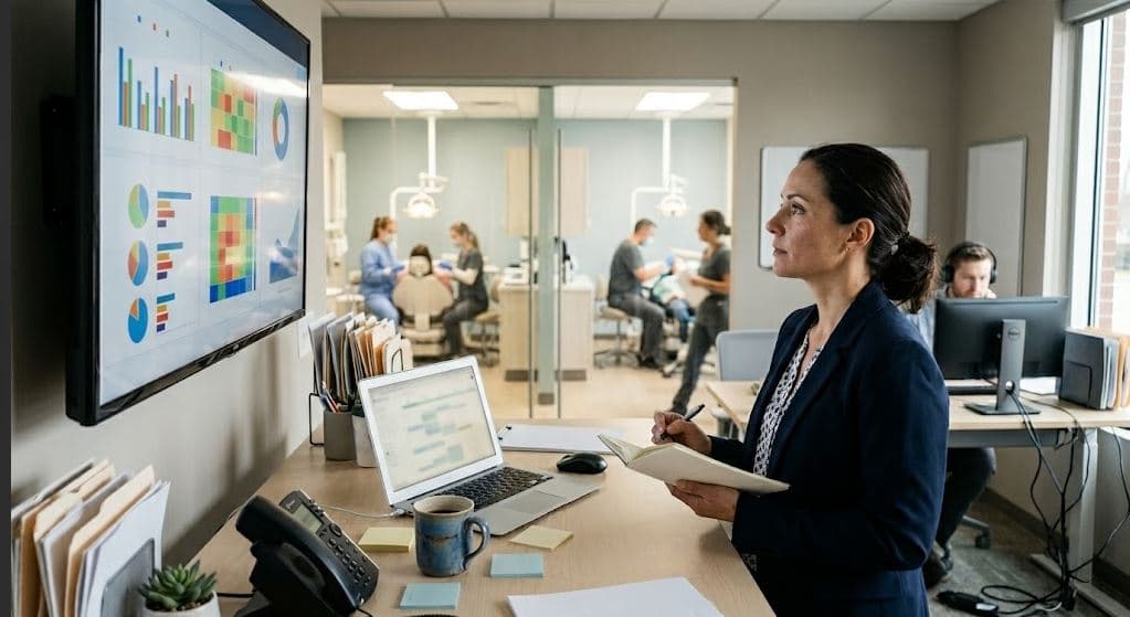 Multi-location dental group using an AI dental receptionist to standardize calls across offices